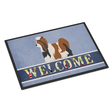 Carolines Treasures Biewer Terrier Welcome Indoor or Outdoor Mat - 18 x 27 in. BB8308MAT